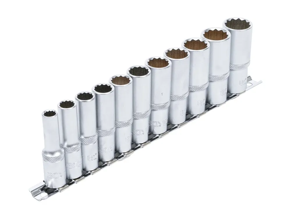 Nakupujte Hned Hlavice 3/8” nástrčné prodloužené 12hranné, velikosti 8-19 mm, sada 11 ks - BGS 5252