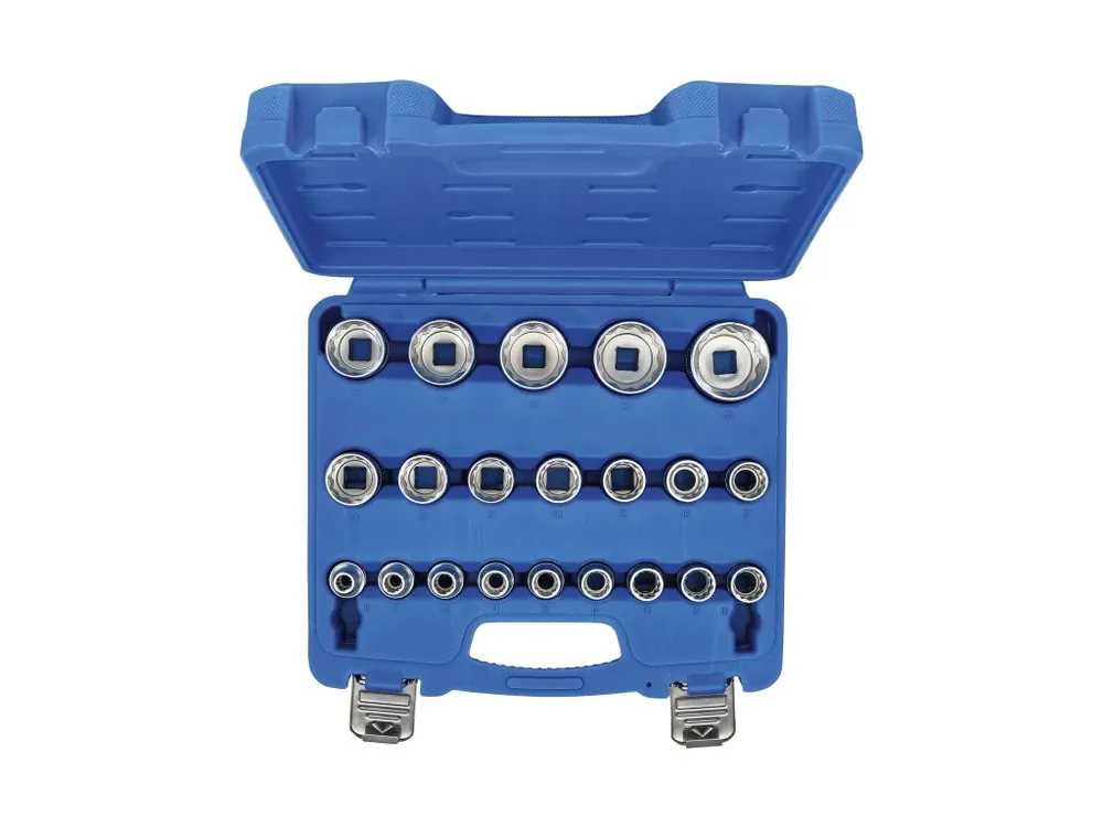 Hlavice nástrčné 1/2" 8-36 mm, sada 21 dílů - BGS 2267 Cenová Bomba