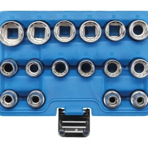 Hlavice 1/2” nástrčné 12hranné, velikosti 8-24 mm, sada 16 ks - BGS 2226 Kup Teď