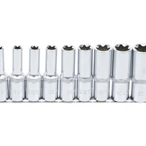 Top Prodej Hlavice 1/2” nástrčné, vnější E-TORX, vel. E10-E20, sada 9 ks - BGS 2026