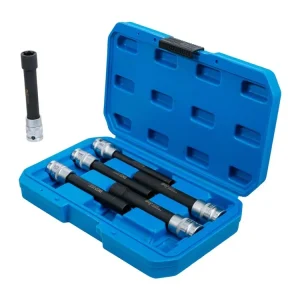 Nejlepší Cena Hlavice 1/2” prodloužené E-TORX, vel. E10-E20, na hlavy válců, sada 6 ks - BGS 2028