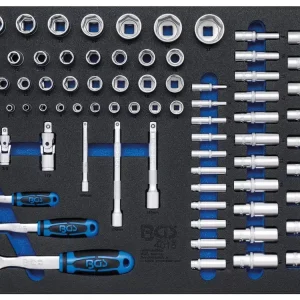 Zlevněný Modul - gola sada 1/4"-3/8"-1/2" 80ks - BGS 4015