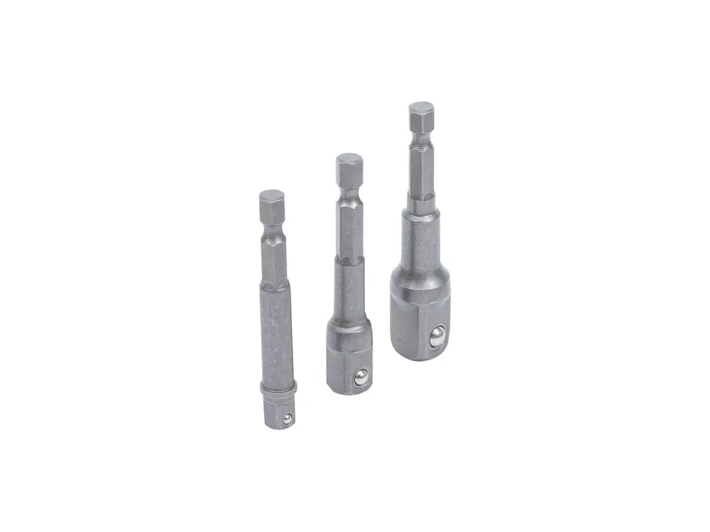 Top Prodej Adaptéry pro elektrické nářadí 1/4", 3/8", 1/2", 3ks - BGS 8204