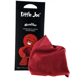 Mikrovláknová jemná utěrka na displeje Little Joe Microfiber, červená Levný