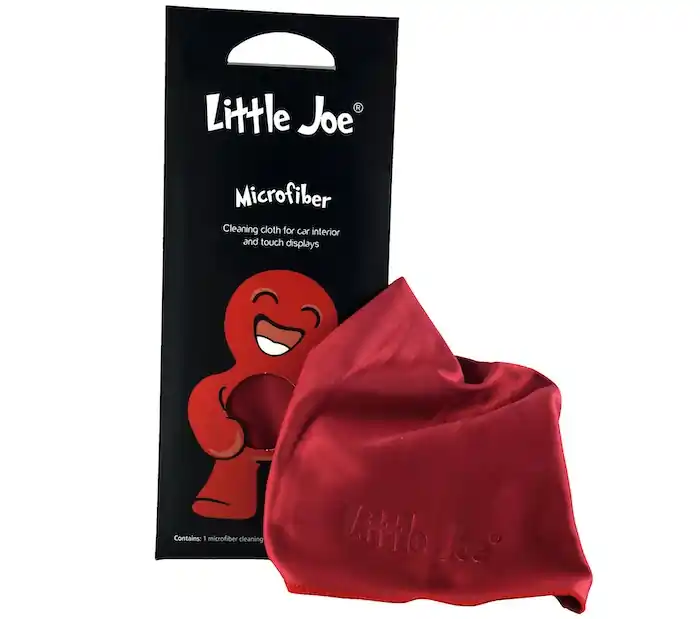 Mikrovláknová jemná utěrka na displeje Little Joe Microfiber, červená Levný