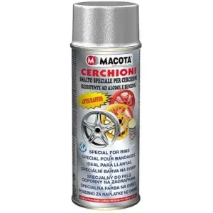 Nejprodávanější Barva, sprej na hliníková kola MACOTA, stříbrný, 400 ml