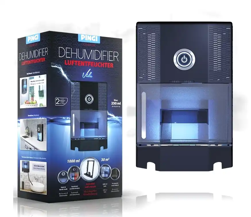 Elektronický odvlhčovač do domácnosti 230V PINGI VIDA™ 2 Must-Have