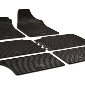 Gumové koberce Seat Alhambra I (1996 - 2010) s fixací, 6 ks GUZU Oblíbený