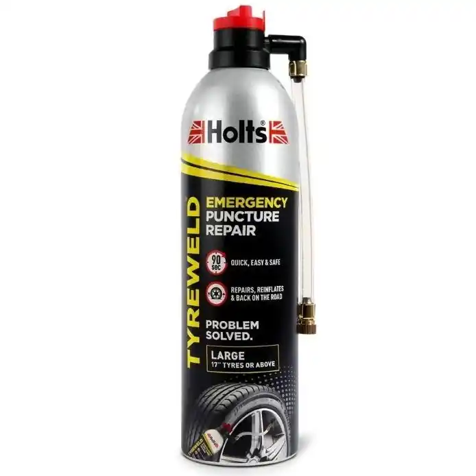 Opravný sprej pro rychlé nouzové opravy pneumatik HOLTS Tyreweld 17" a 18", 500 ml Nejprodávanější