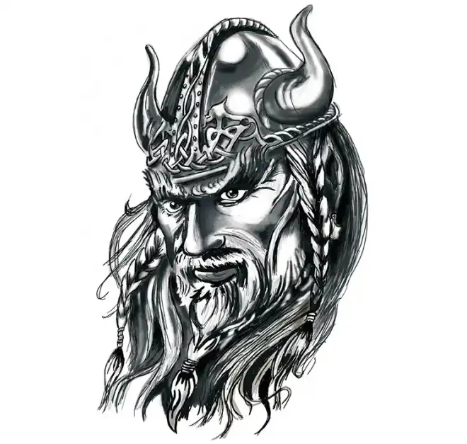 Vysoce Kvalitní Samolepka na auto s motivem vikinga - Avisa