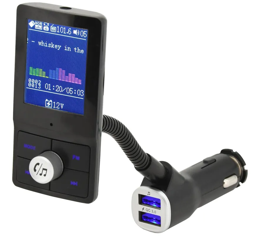 Top Prodej Hands free FM transmitter LCD COLOR - Compass