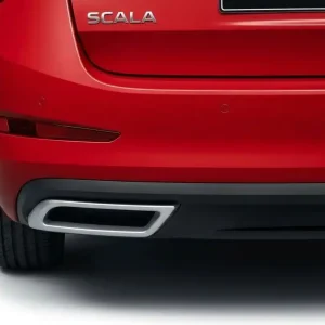 Sportovní imitace výfuku DUMMY Škoda Scala (2019 - 2024) stříbrné MILOTEC Nakupujte Hned
