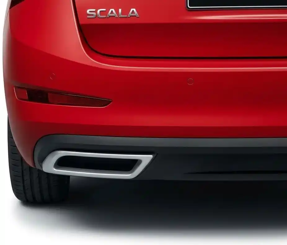 Sportovní imitace výfuku DUMMY Škoda Scala (2019 - 2024) stříbrné MILOTEC Nakupujte Hned
