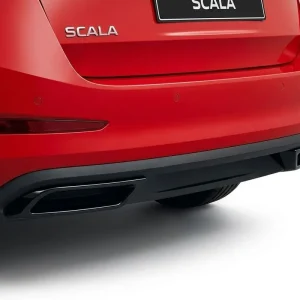 Víkendová Akce Sportovní imitace výfuku DUMMY Škoda Scala (2019 - 2024) černé MILOTEC