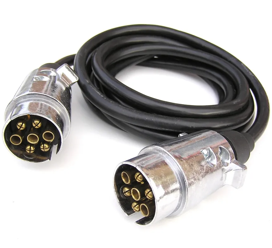 Spojovací kabel pro přívěsy s kovovými 7 pólovými zástrčkami - Herth+Buss Oblíbený