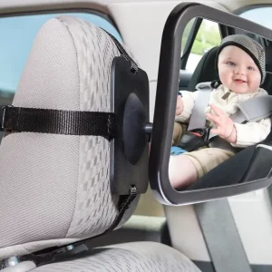 Nakupujte Hned Velké dětské zrcátko do auta HAPPY KIDS pro dítě v autě (25 x 15 cm) - Car Safety