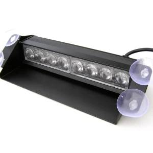 Objednat Nyní LED predátor do auta 8x3W, 12-24V, červeno-modrý s 26 režimy blikání, 240 mm STUALARM