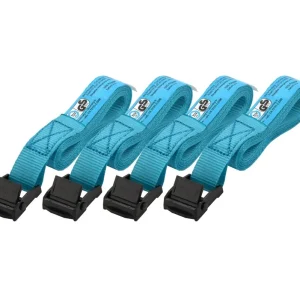 Upínací popruhy COMPASS BLUE WAY 2 metry x 18 mm, sada 4 ks Speciální Cena