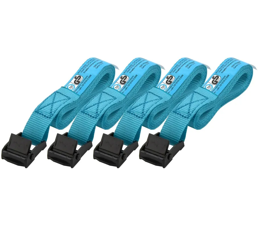 Upínací popruhy COMPASS BLUE WAY 2 metry x 18 mm, sada 4 ks Speciální Cena