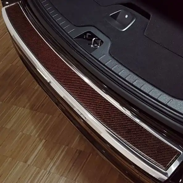 Nerezový kryt prahu zadních dveří Volvo XC60 I Facelift (2013 - 2017) karbon - Avisa 2/44034 Expresní Doručení
