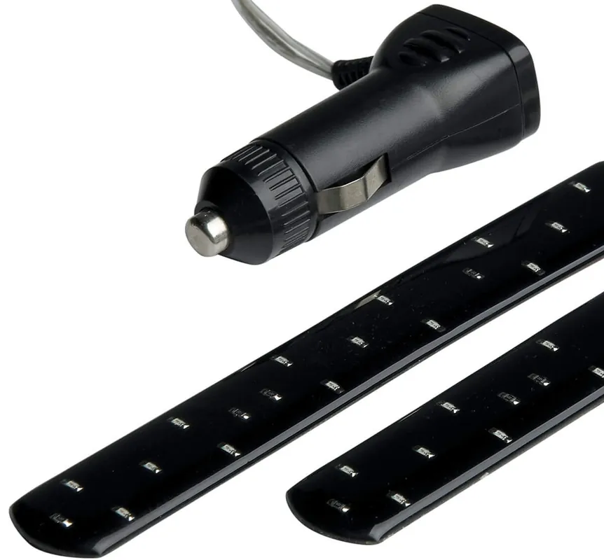 Modré LED osvětlení do interiéru auta LED STRIP LIGHT 2 x 30 cm (60 LED) - Sumex Originální