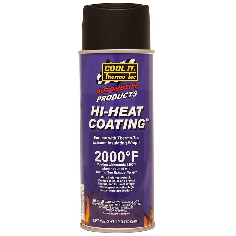 Termoizolační sprej na izolační omotávky výfuku THERMO-TEC černý, 340 g Horká Nabídka