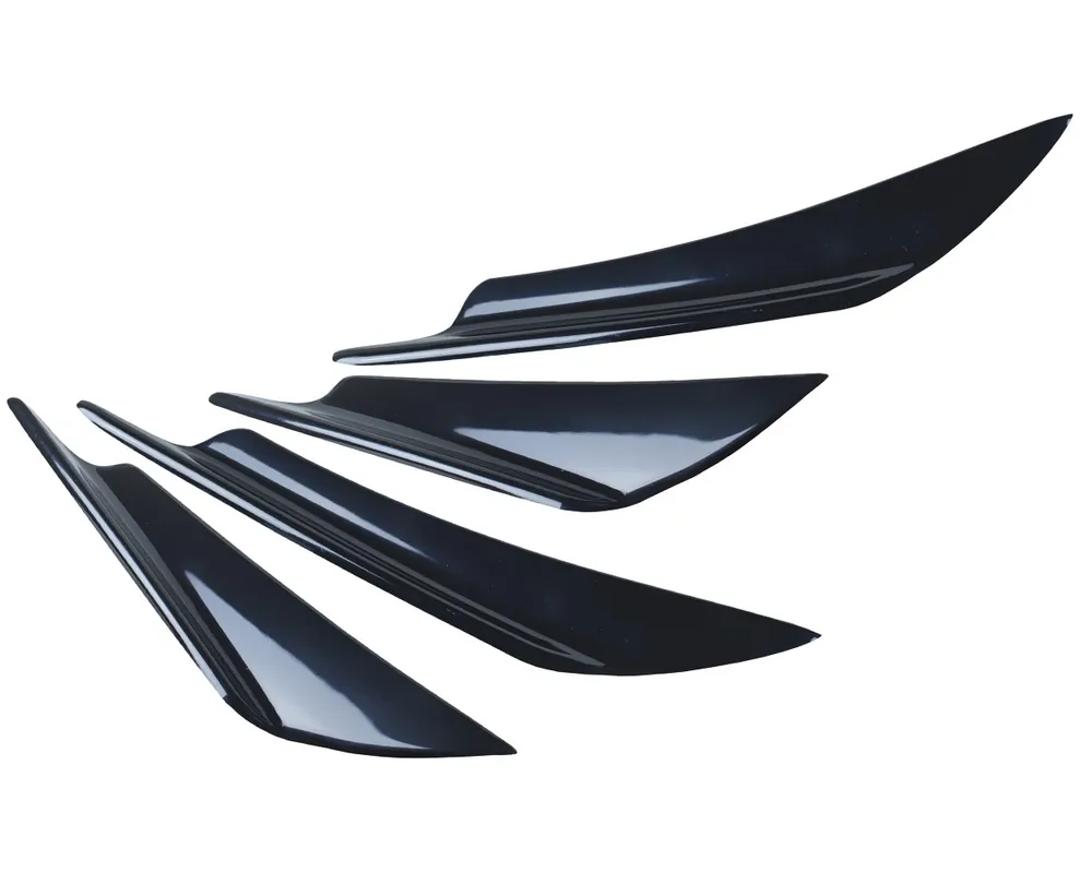 Přítlačná křidélka CANARDS v černém designu - sada 4 ks Must-Have