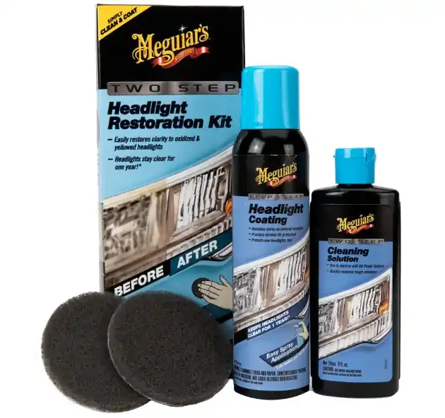Akční Nabídka Renovace světlometů MEGUIARS Two Step Headlight Restoration Kit