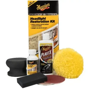 Výhodná Nabídka Renovace světlometů MEGUIARS Heavy Duty Headlight Restoration Kit