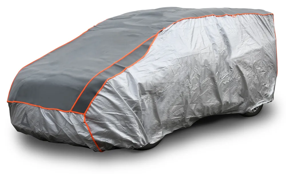Odeslání Ihned Plachta na auto proti kroupám COMPASS, velikost SUV-VAN (530 x 205 x 160 cm)