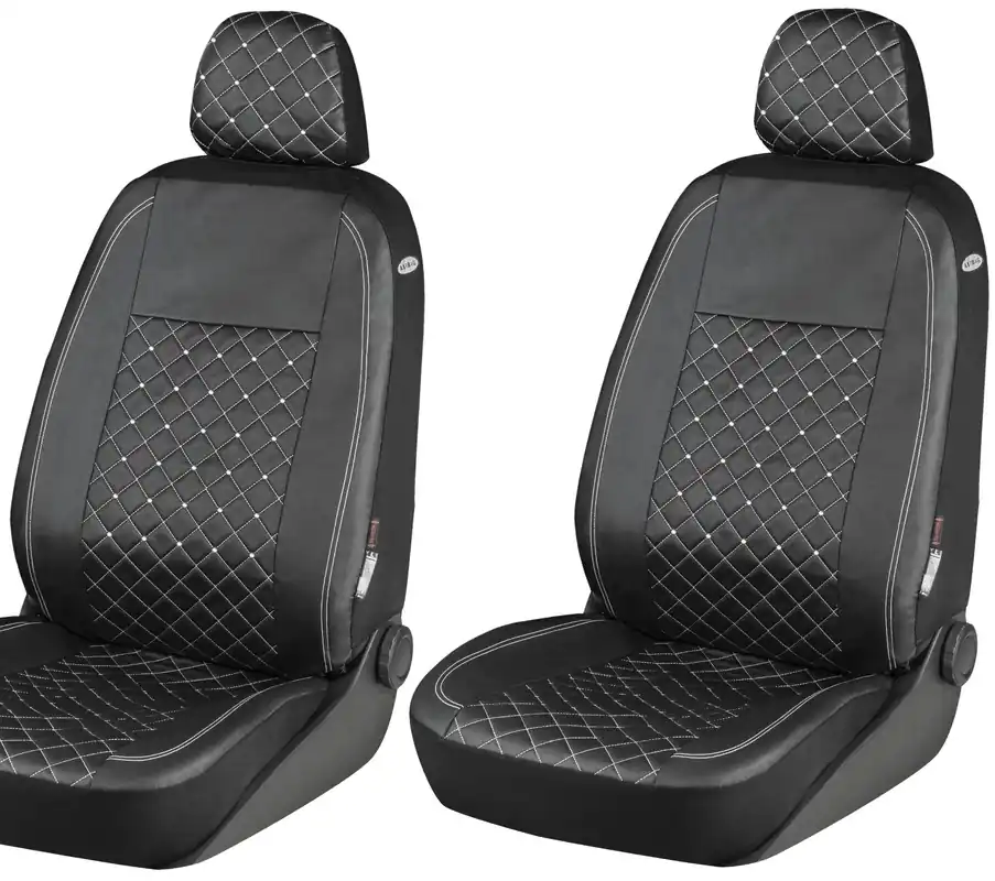Autopotahy univerzální WALSER SCARLETT DUO s kameny Swarovski, přední Přímo Od Výrobce