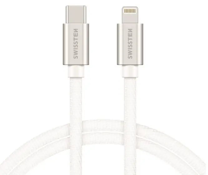 Propojovací USB kabel s konektorem USB-C / Lightning (1.2 metry) - Swissten Cenový Hit