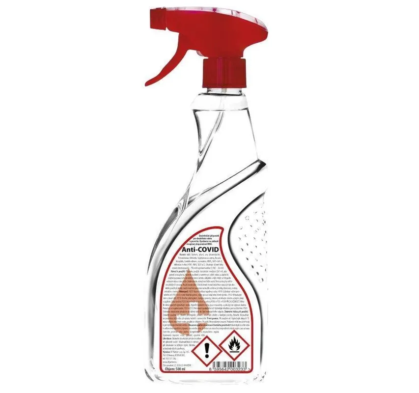 Aktuální Dezinfekční přípravek Anti-COVID s doporučením WHO - balení 500 ml - Sheron