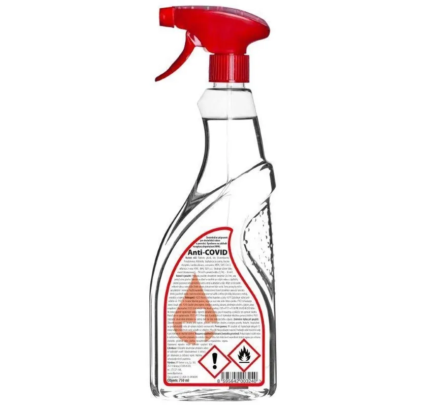 Dezinfekční přípravek Anti-COVID s doporučením WHO - balení 750 ml - Sheron Nejprodávanější