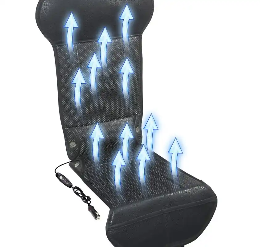 Odeslání Ihned Potah sedadla s ventilací 12V COMPASS STRICK AIR BLACK