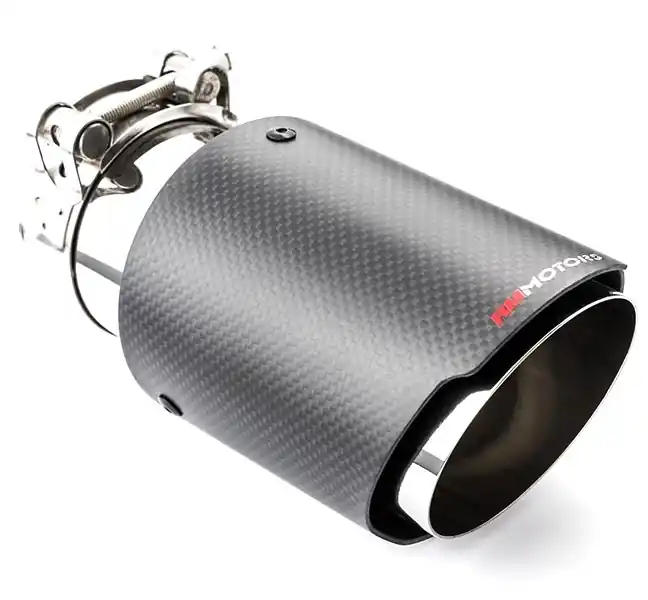 Karbonová koncovka výfuku RM MOTORS o průměru 89 mm - RMT-C89-4/63 3.5″ Expresní Doručení