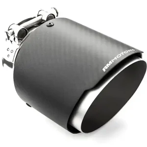 Objednat Nyní Karbonová koncovka výfuku RM MOTORS o průměru 89 mm - RMT-C89-5/63 3.5″
