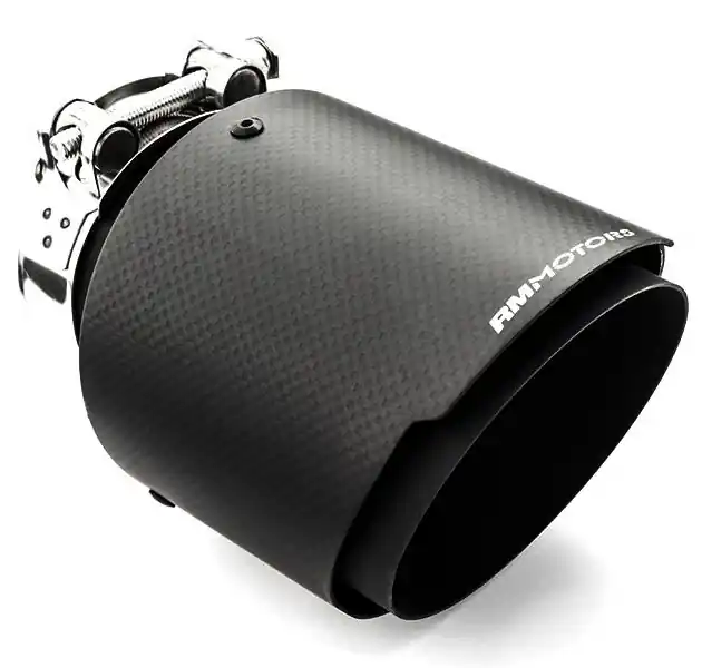 Karbonová koncovka výfuku RM MOTORS o průměru 89 mm - RMT-C89-7/63 3.5″ Autentický
