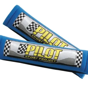 Návleky na bezpečnostní pásy PILOT, modré, 2 ks Finální Výprodej