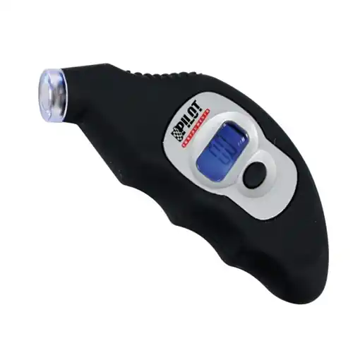 Super Cena Digitální pneuměřič AIR-PRO 7 BAR s modrým LED podsvícením - Pilot