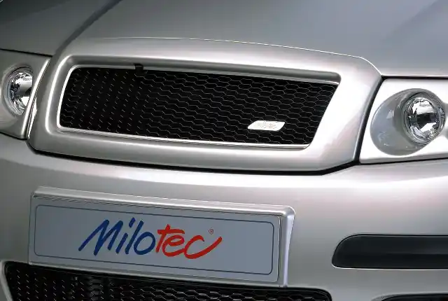 Sportovní přední maska s nerez tahokovem Škoda Fabia I (1999 - 2007) Cenový Hit