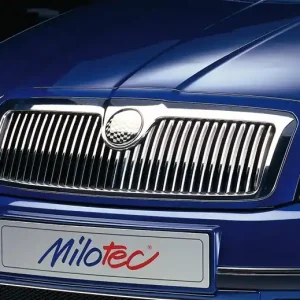 Finální Výprodej Chromované nerez lišty přední masky Škoda Superb I (2002 - 2006) - Milotec