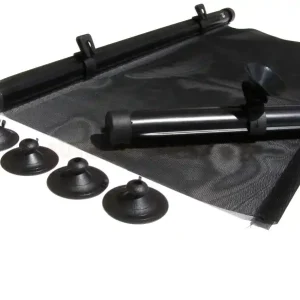 Stínící roletky na boční okna s přisavkami COMPASS, 46 cm, 2 ks Omezená Nabídka