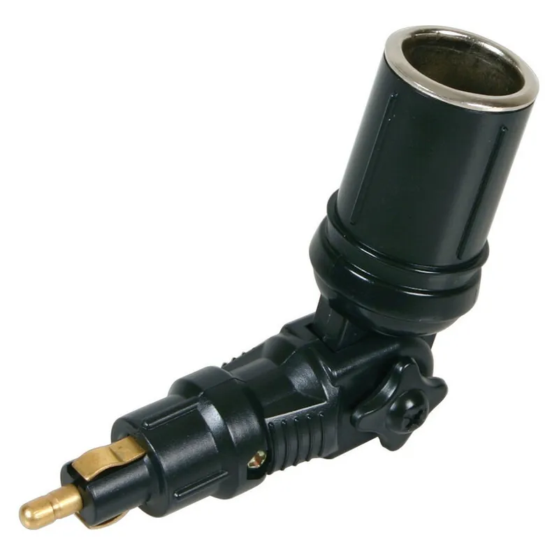 Cenový Hit DIN redukce auto zásuvky, DIN na STANDARD, nastavení sklonu 120°, 12/24V LAMPA