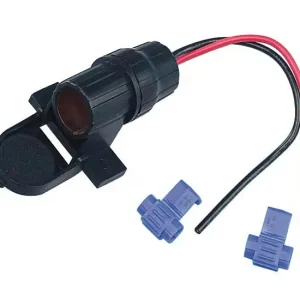 Koupit Online Zásuvka na auto a motorku s krytkou 12V/24V 15A, LAMPA P3