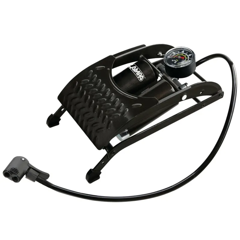 Dvoupístová nožní pumpa s manometrem LAMPA DE-LUXE Must-Have