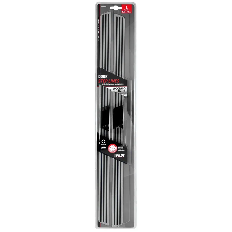 Univerzální nerezové prahové lišty LAMPA INOX, pro přední dveře Časově Omezené