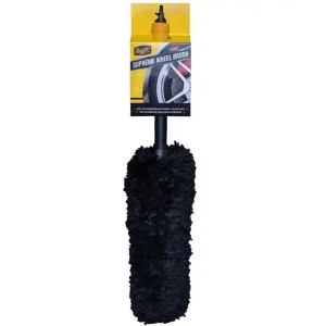 Cenově Výhodný Kartáč na ALU kola MEGUIARS Supreme Wheel Brush 45 cm, mikrovláknový
