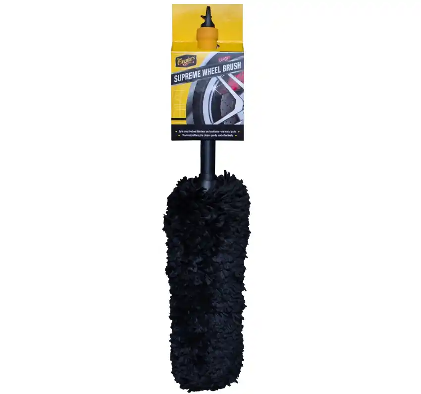 Cenově Výhodný Kartáč na ALU kola MEGUIARS Supreme Wheel Brush 45 cm, mikrovláknový