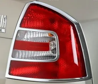 Chromované rámečky kolem zadních světel Škoda Octavia II Liftback (2004 - 2012) - Autostyl Janko Výprodej
